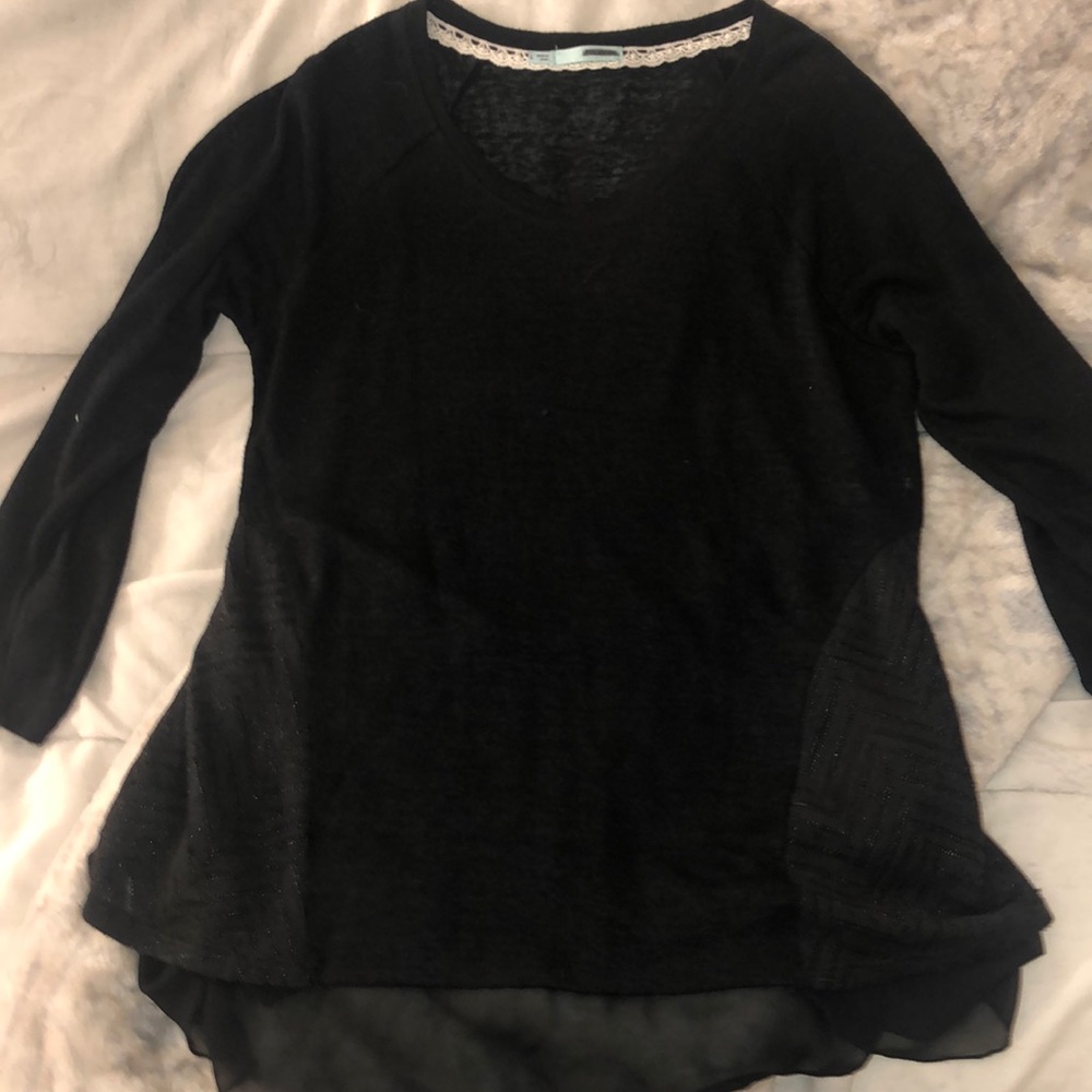Black Long Sleeve Blouse